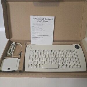 VTG Wireless Trackball Mouse Keyboard Combo 2.4GHz for PC/TV Box